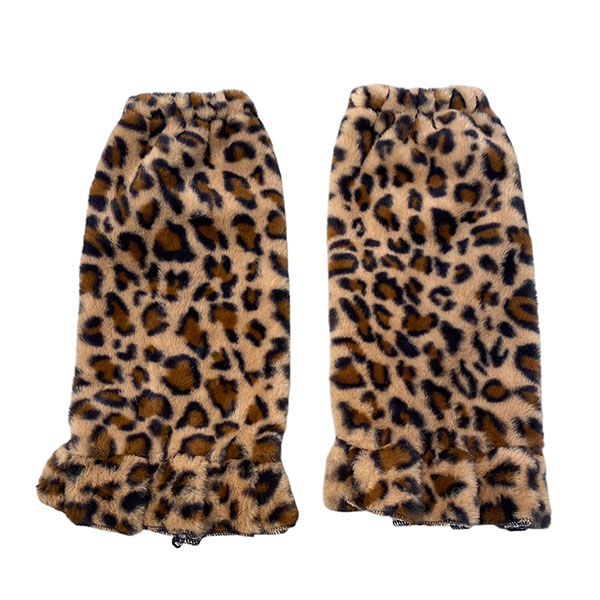 ANIMAL FUR LEG WARMER