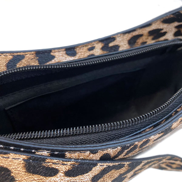 LEOPARD RIVET SHOULDER BAG
