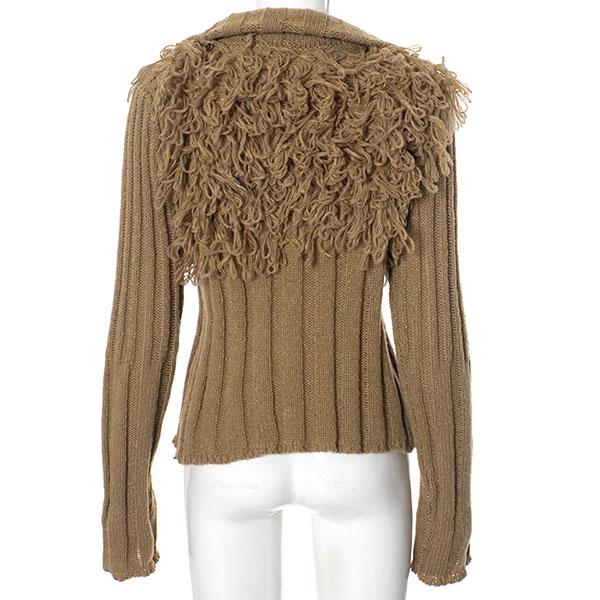 TASSEL ZIP KNIT