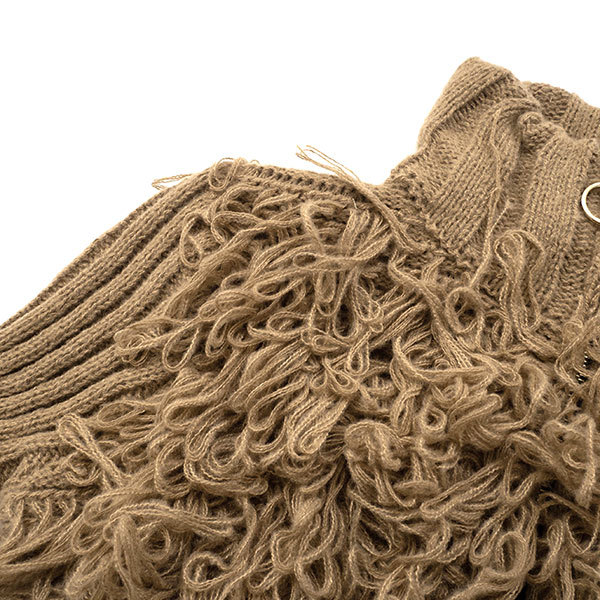 TASSEL ZIP KNIT