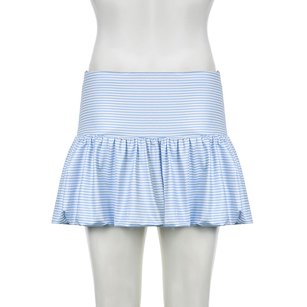 BORDER BALLOON SKIRT