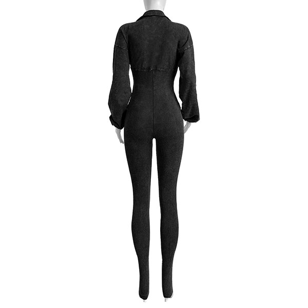 PIGMENT RIB JUMP SUIT