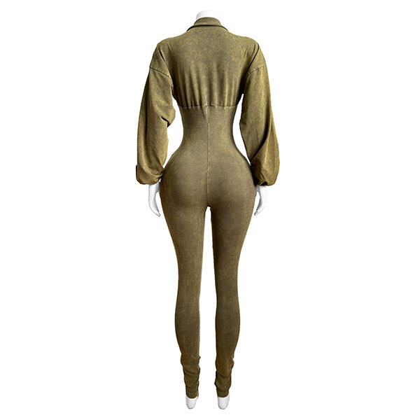 PIGMENT RIB JUMP SUIT