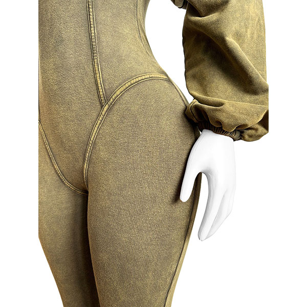 PIGMENT RIB JUMP SUIT