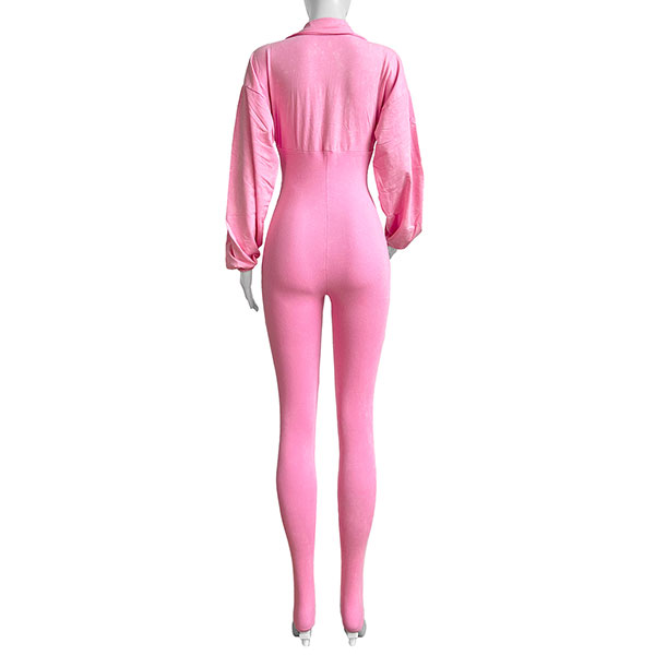 PIGMENT RIB JUMP SUIT