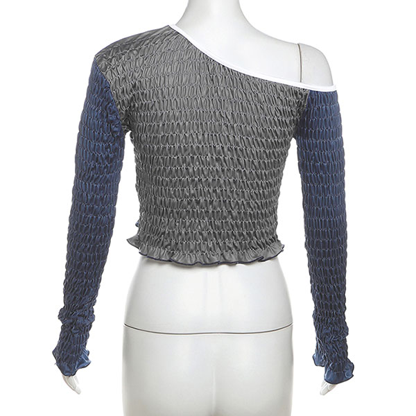 SPORTS SHIRRING TOPS
