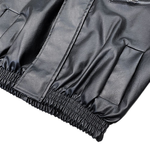 ECO LEATHER HIGH STAND JACKET