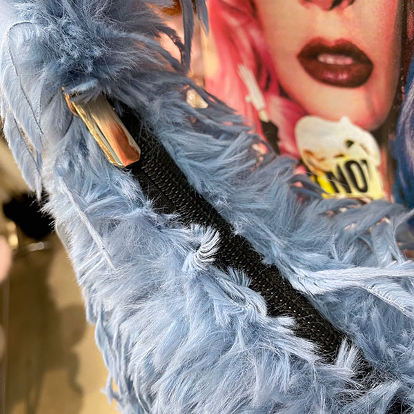 FUR STAR SHOULDER BAG