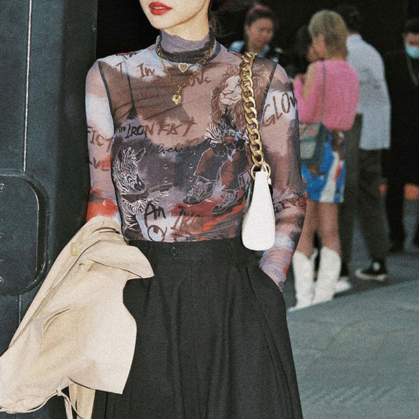 ALLOVER SHEER BODYSUIT