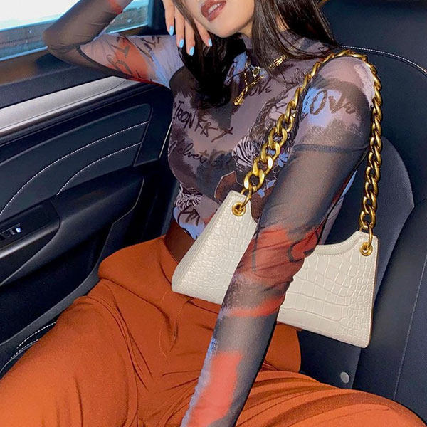 ALLOVER SHEER BODYSUIT