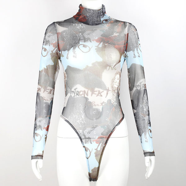 ALLOVER SHEER BODYSUIT