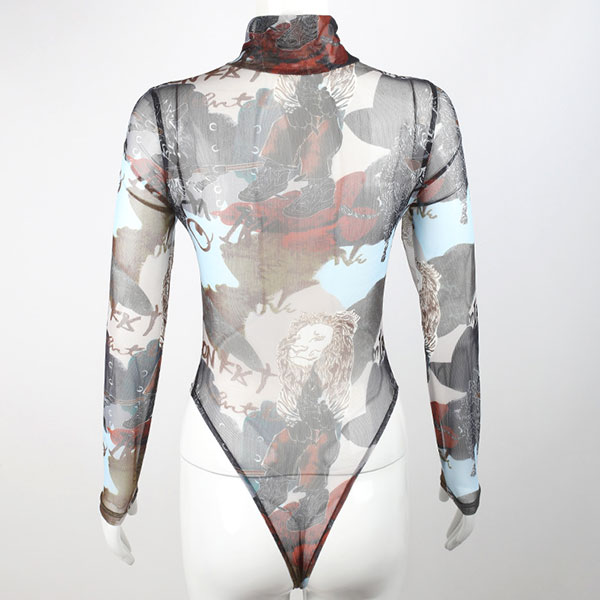 ALLOVER SHEER BODYSUIT