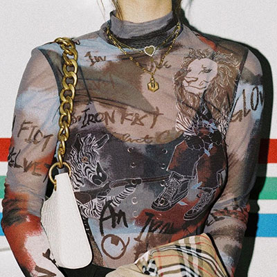 ALLOVER SHEER BODYSUIT