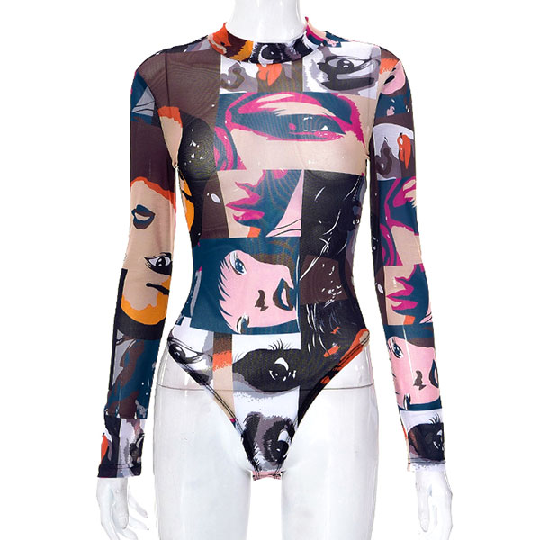 ALL OVER GIRLS BODYSUIT