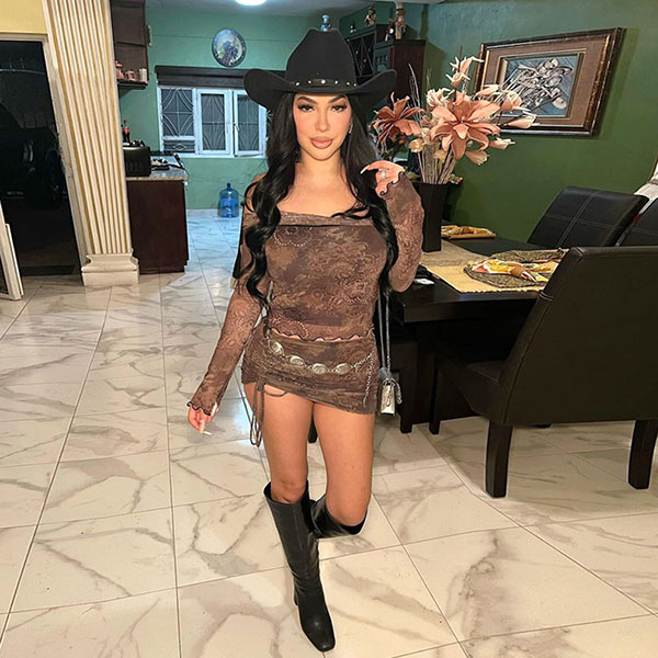 ALL OVER OFF SHOULDER TWO PIECE
