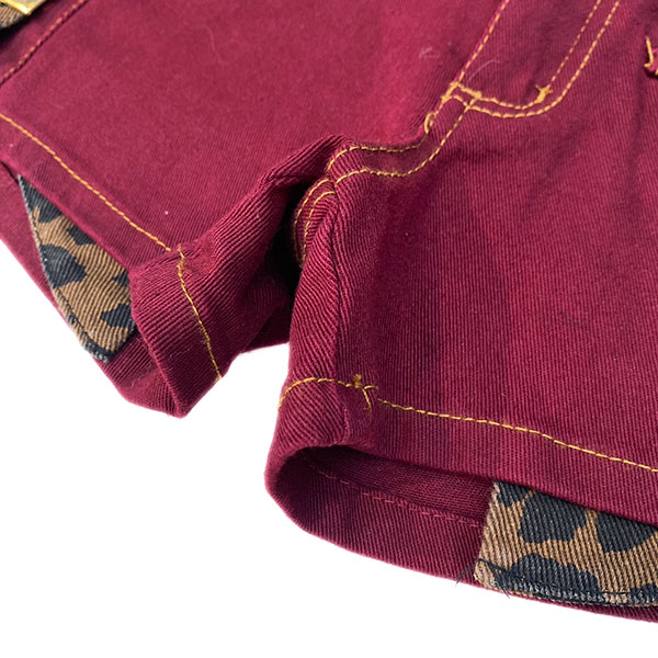 LEOPARD SWITCHING SHORTS
