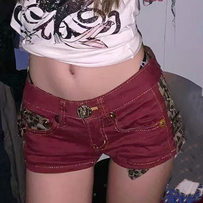 LEOPARD SWITCHING SHORTS