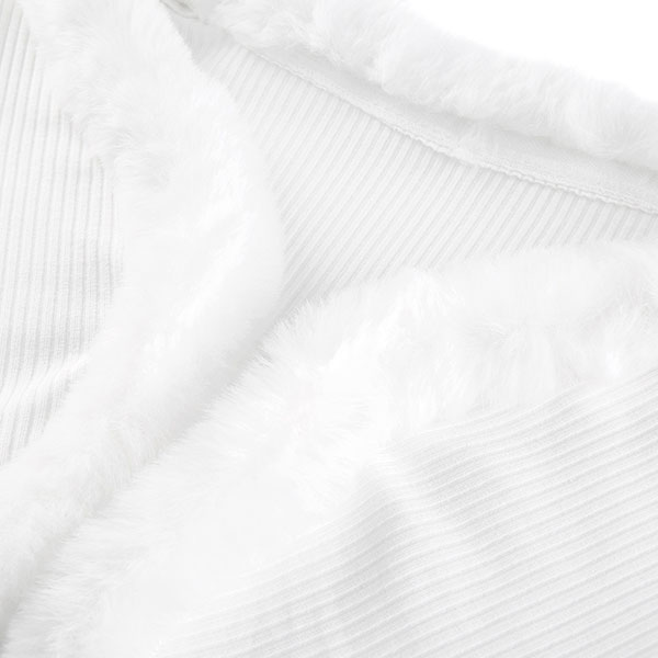 TRIM FUR CARDIGAN