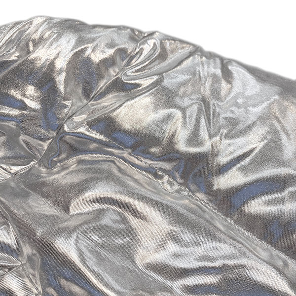 METALLIC CROPPED PUFF JACKET