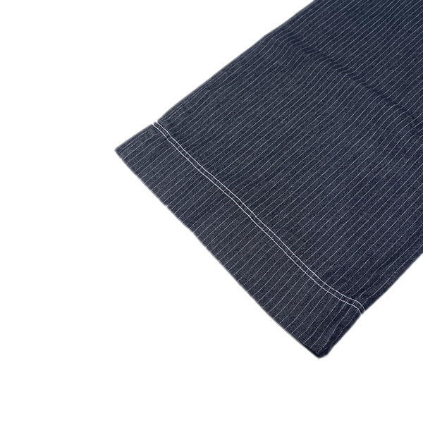 STRIPE WIDE DENIM PANTS