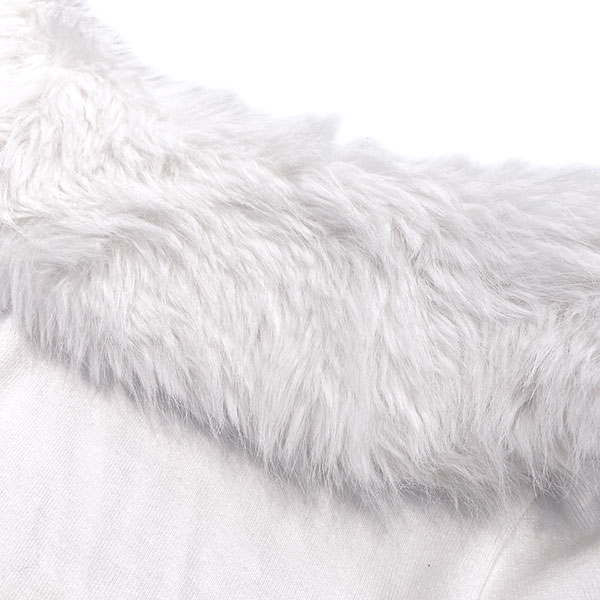 TRIM FUR HIGHCUT CARDIGAN