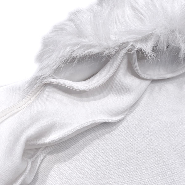 TRIM FUR HIGHCUT CARDIGAN