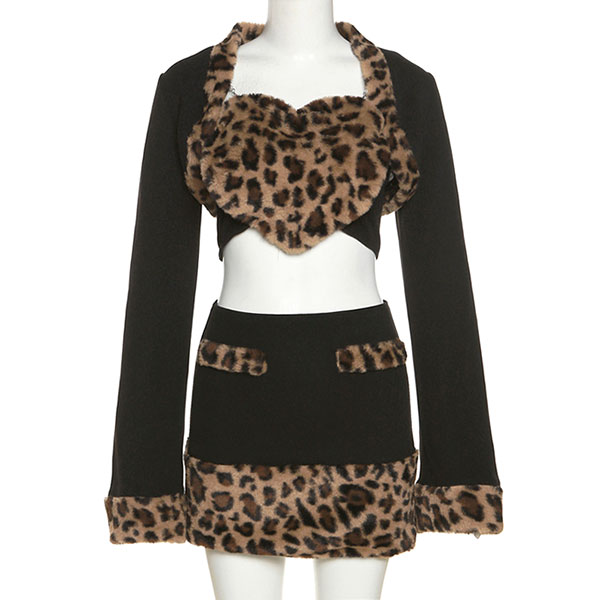 HEART LEOPARD FUR SET UP