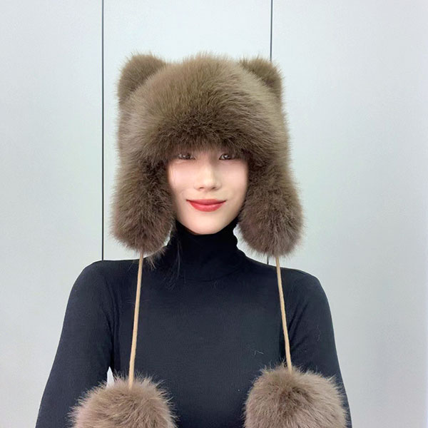 BEAR FUR HAT
