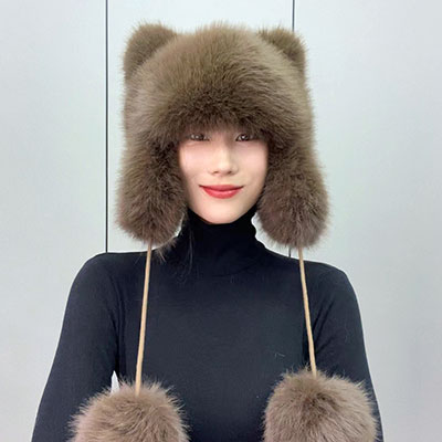 BEAR FUR HAT