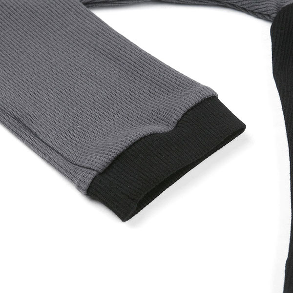 CROPPED SPORTS ZIP JERSEY