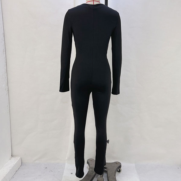 ZIP UP JUMPSUIT