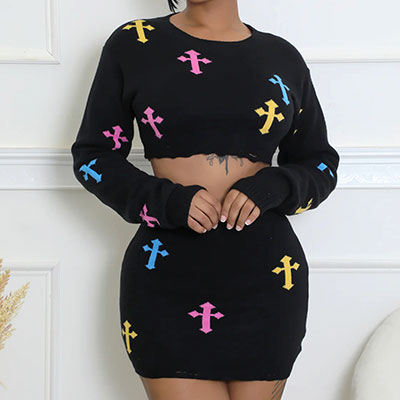 CROSS KNIT SET UP