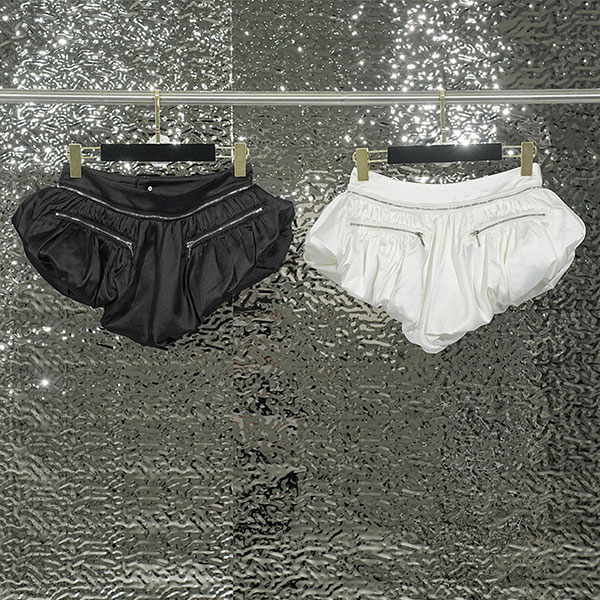 BALLOON ZIP SHORTS