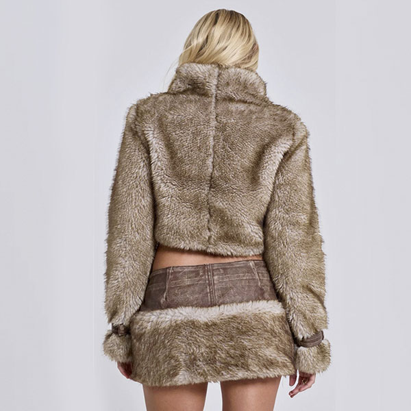 EYELET BELT FUR JACKET