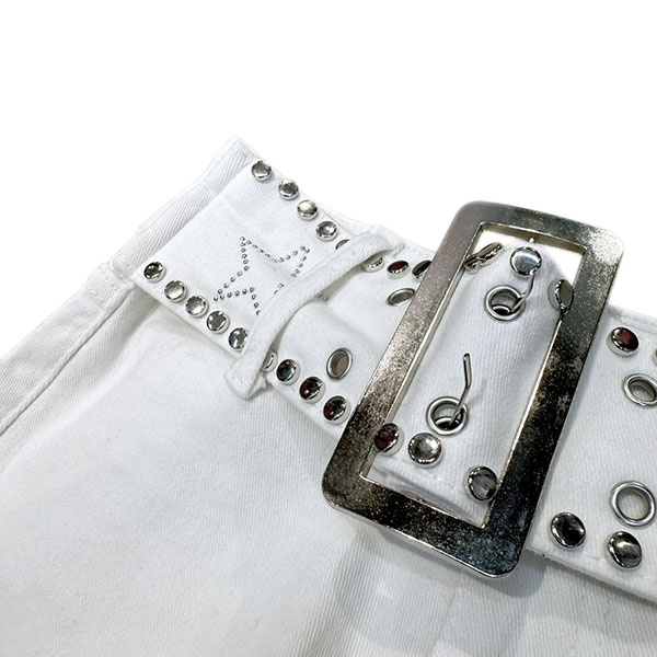 RIVET WIDE BELT SHORTS
