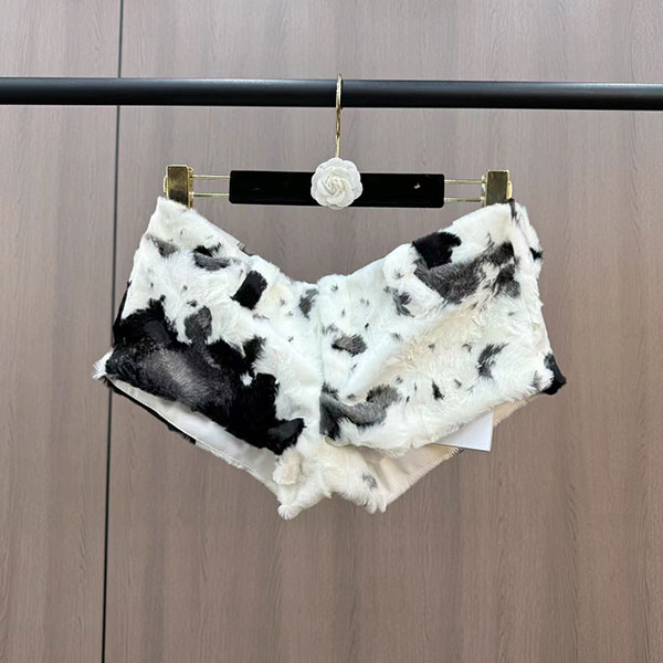 COW FUR SHORTS