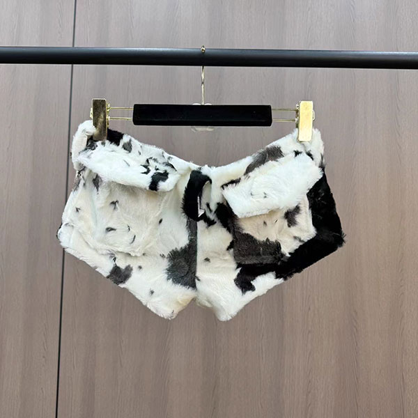 COW FUR SHORTS