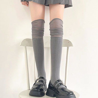 LAYERED SHEER SOCKS