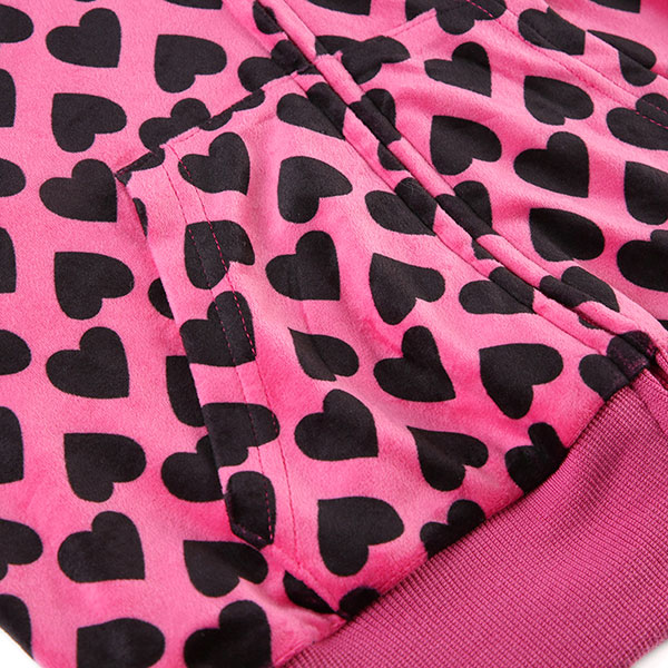 HEART ZIP HOODIE