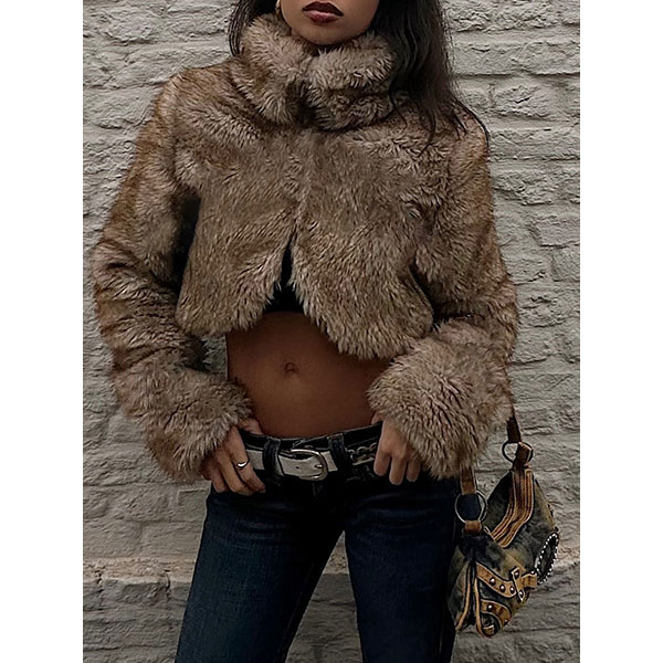 CROPPED FUR JACKET