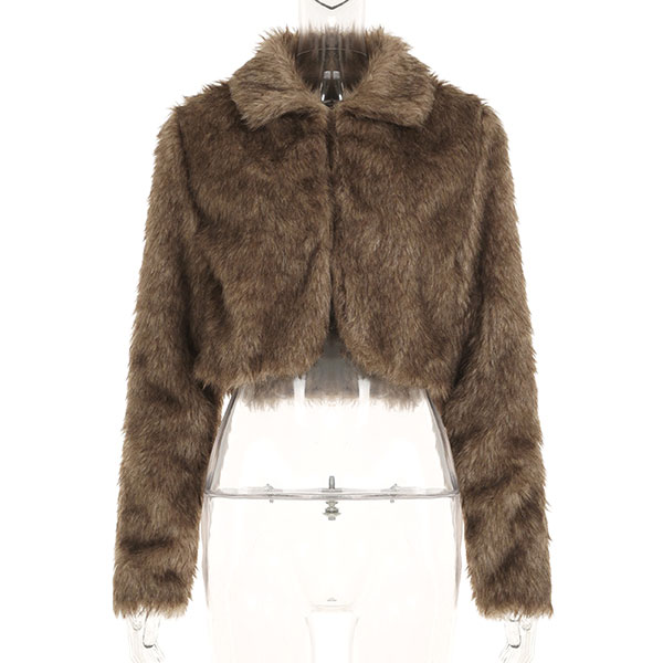 CROPPED FUR JACKET