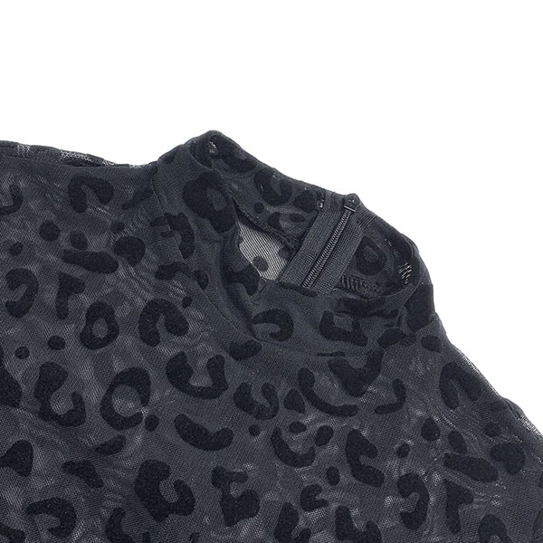 LEOPARD SHEER JUMP SUIT