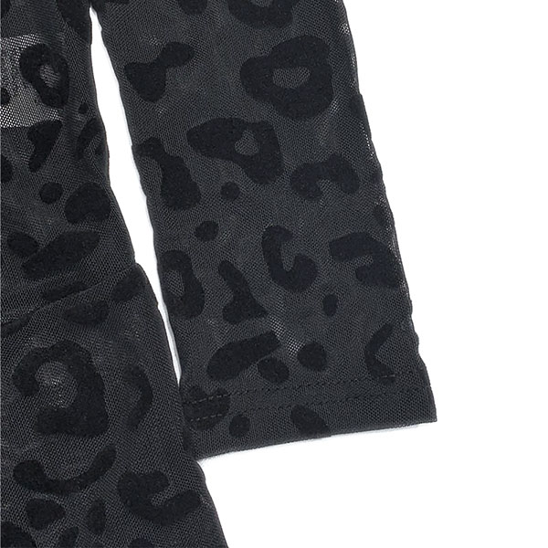 LEOPARD SHEER JUMP SUIT