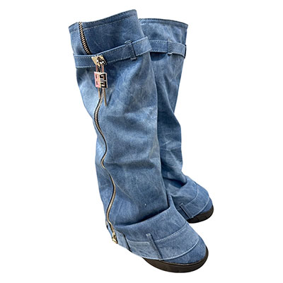 DENIM COVER BOOTS