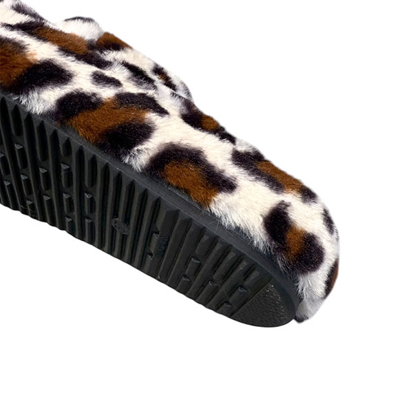 LEOPARD FUR SANDAL
