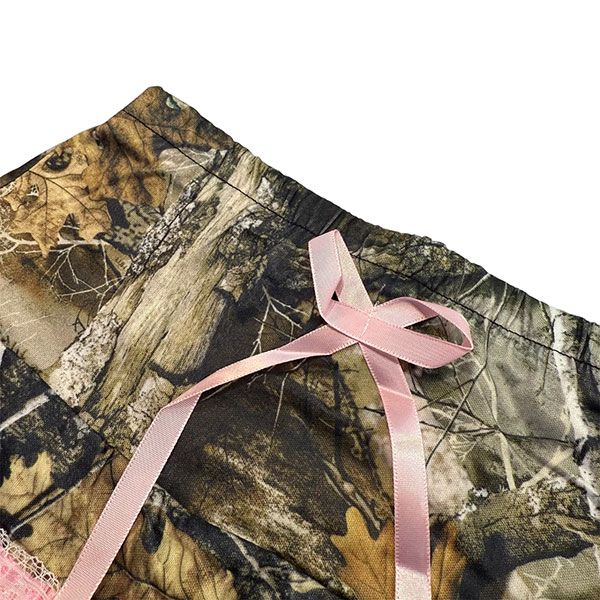 LACE CAMO MINI SKIRT
