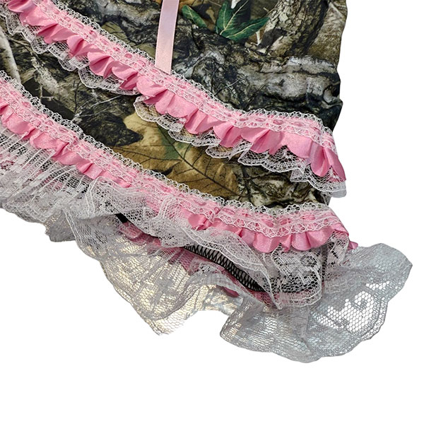 LACE CAMO MINI SKIRT