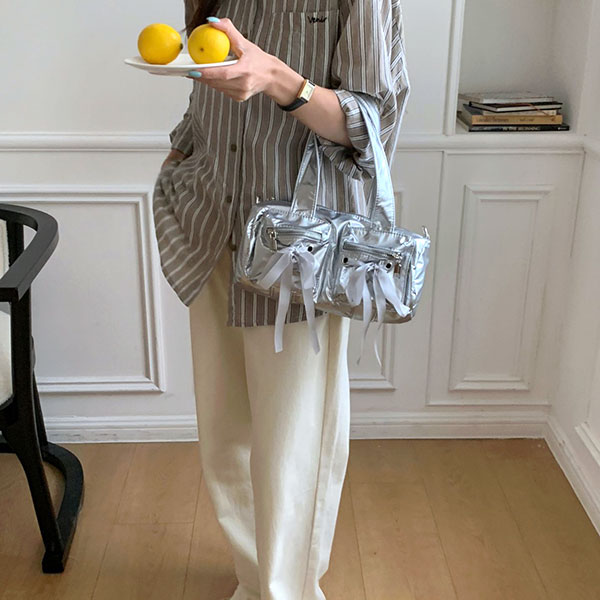 RIBBON METALLIC BAG