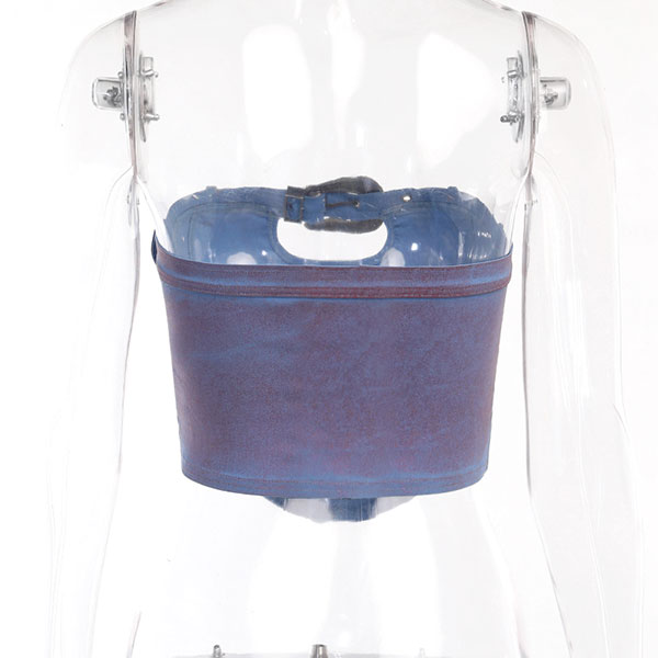 BUCKLE BELT BUSTIER
