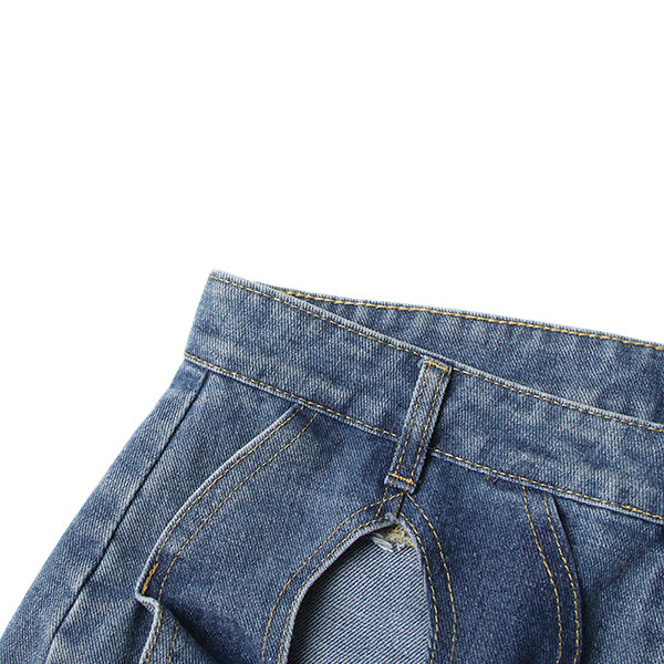 TWIST DENIM PANTS